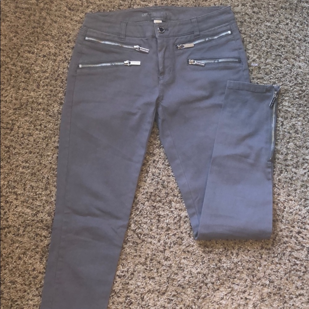 Michael Kors Zipper ankle skinny jeans-like new
